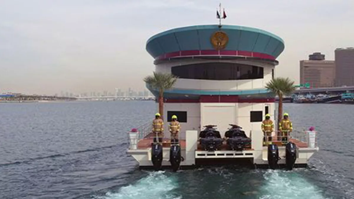 Dubai’s Revolutionary Mobile Floating Fire Station Sets New Maritime Safety Standards