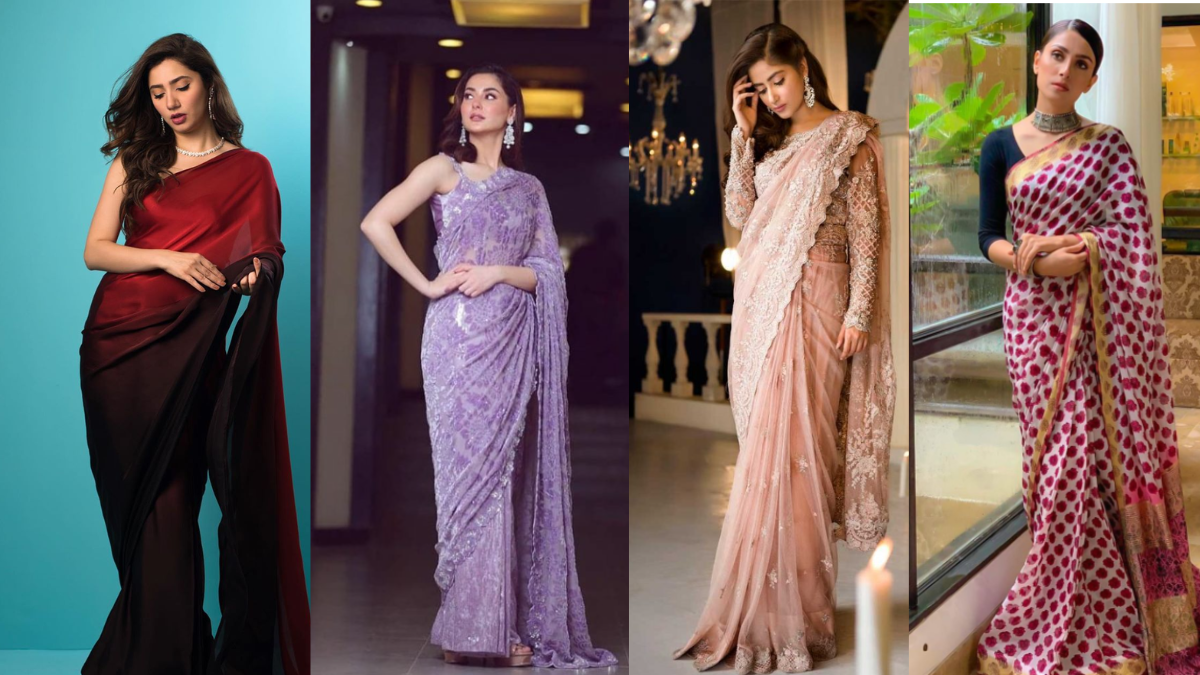 Top 10 Pakistani Actresses Who Look Beautiful In A Saree