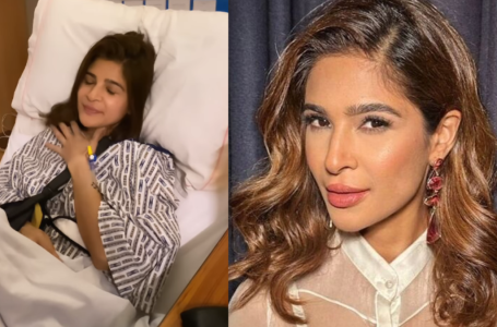 ayesha omar shares health update post collarbone surgery still struggling after 48 hours