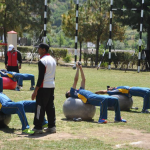 the pakistan cricket team participates in army fitness camp at kakul