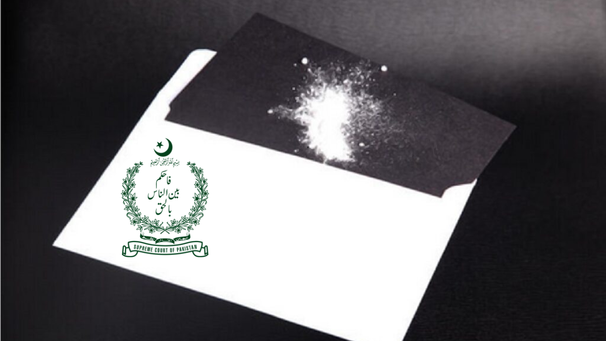 Judges received threatening letters containing white powder with arsenic