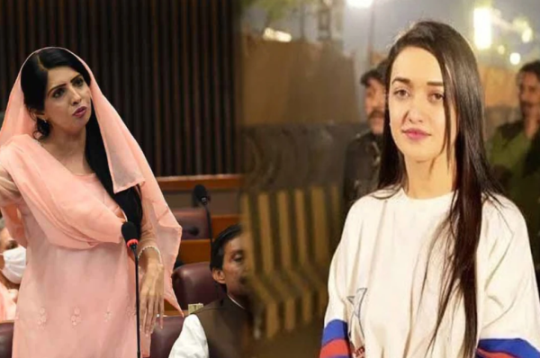 pti activists sanam javed and aliya hamza placed on physical remand