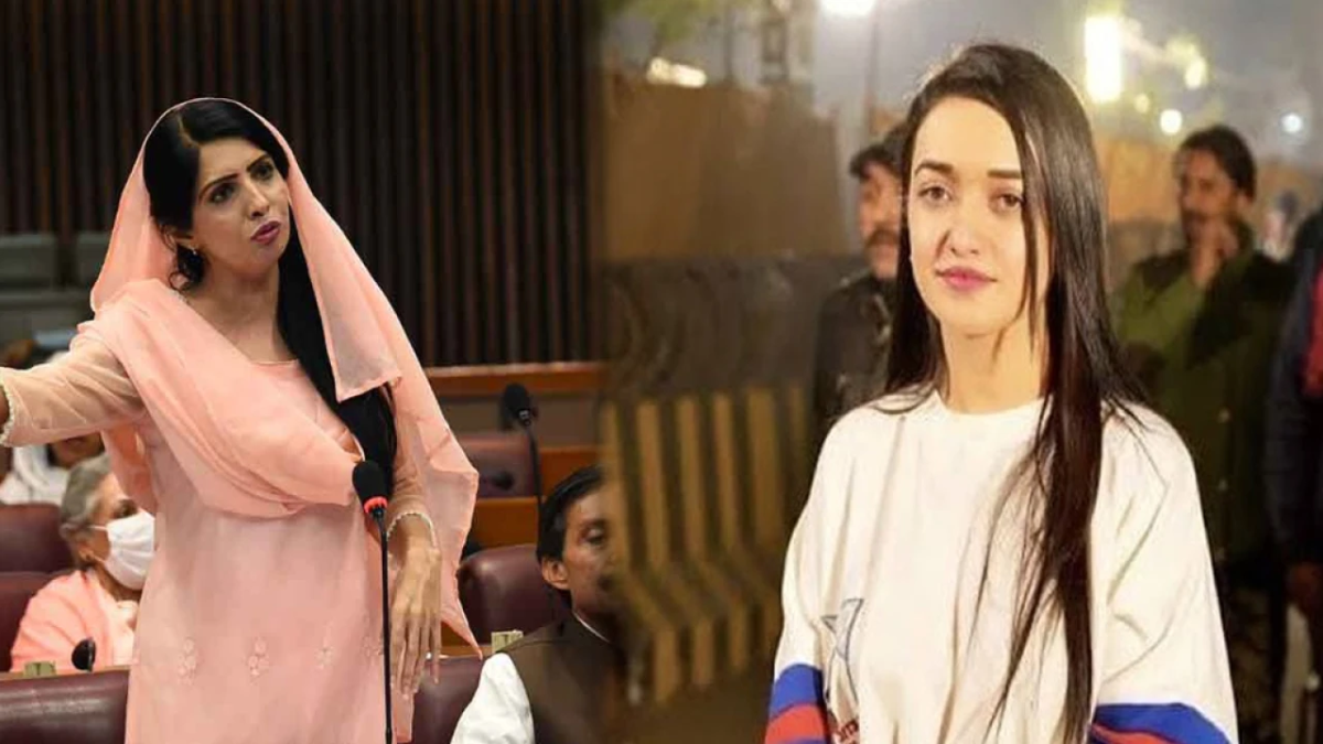 pti activists sanam javed and aliya hamza placed on physical remand