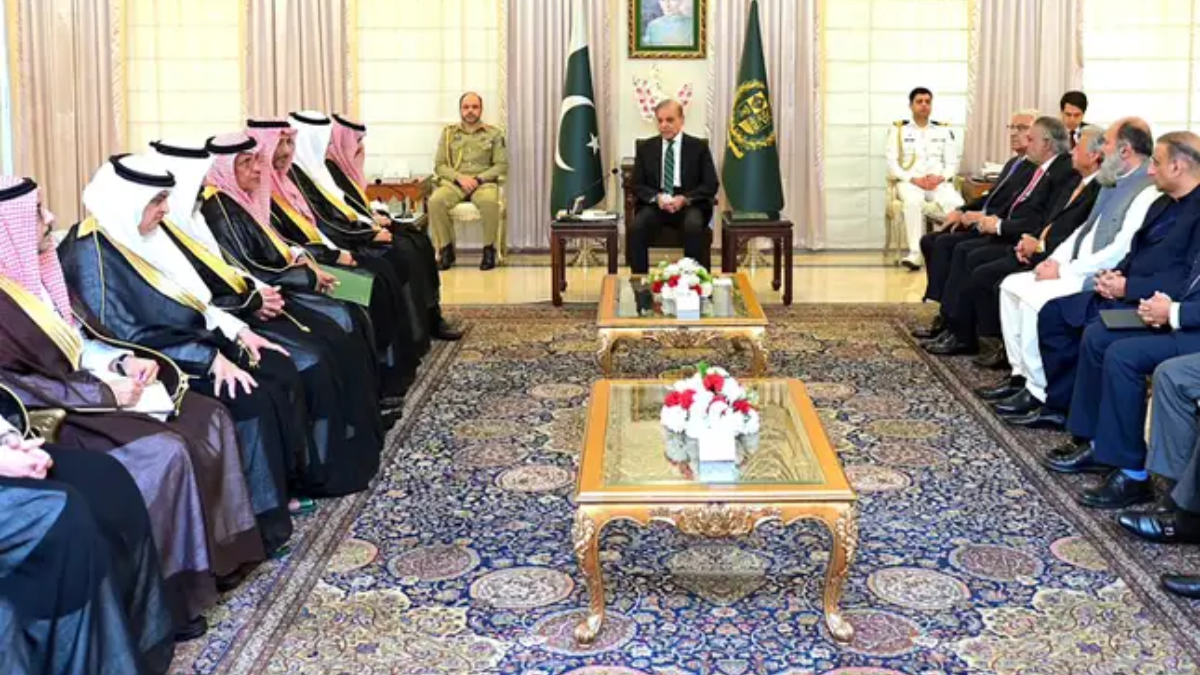 Prime Minister Shehbaz Sharif Meets Saudi Foreign Minister Strengthening Bilateral Relations