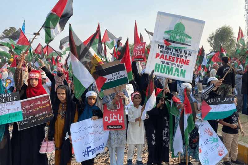 Religious Group’s Pro-Palestine Protest Disrupts Life in Pakistan’s Capital