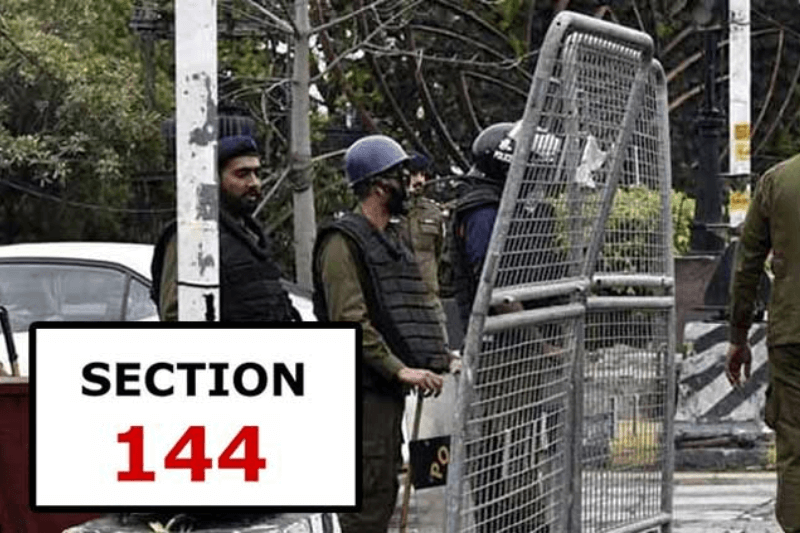 Section 144 has been imposed ahead of Pakistan Tehreek-e-Insaf’s Rally