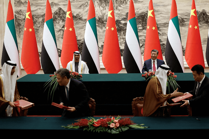 Strategic agreements between the United Arab Emirates and China to boost trade and advance the ‘Belt and Road’ initiative.