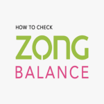 zong balance check code