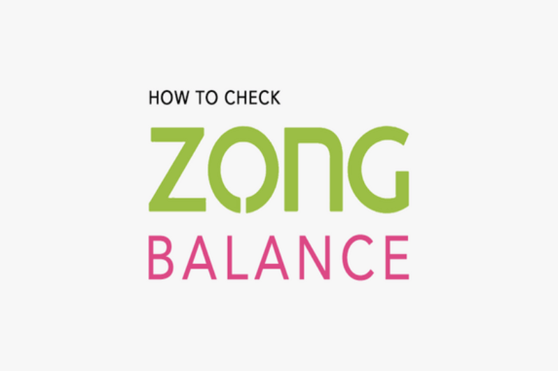 Zong Balance Check Code