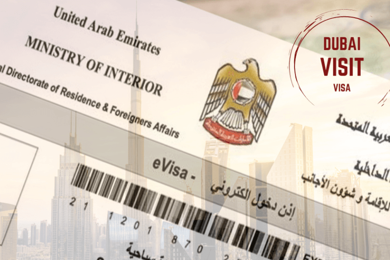 Dubai’s 30-day visit visa fee for October 2024.