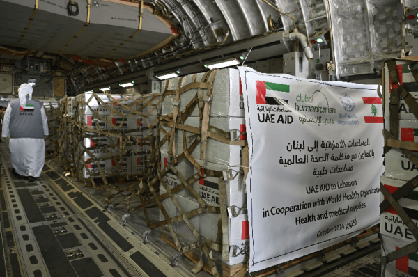 uae launches uae stands with lebanon campaign providing essential humanitarian aid for lebanon