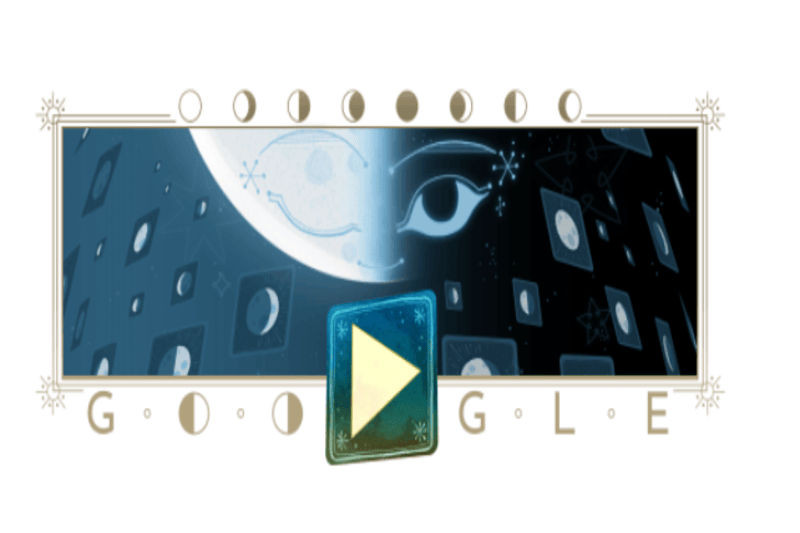 googles half moon doodle an interactive lunar journey