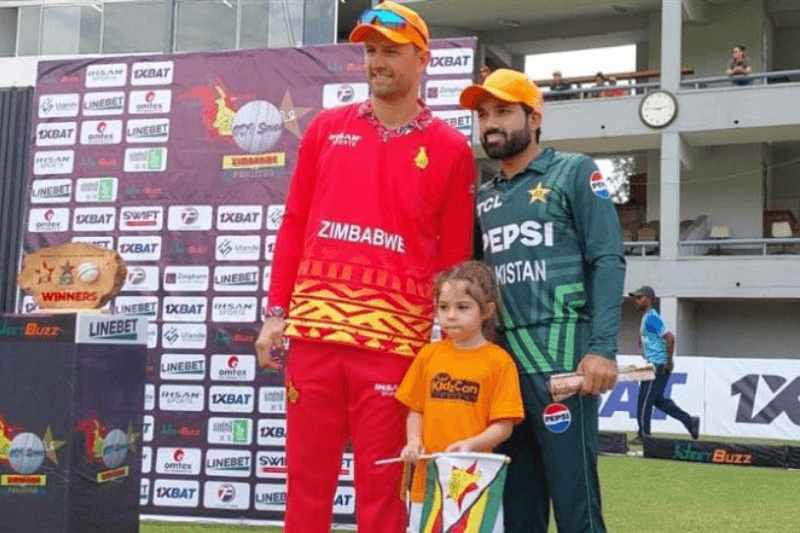 Pakistan and Zimbabwe Wore Orange Caps for Cancer Awareness