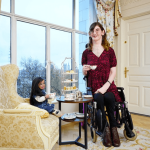 worlds tallest and shortest women unite in london for a tea party