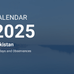 2025 National Holidays in Pakistan