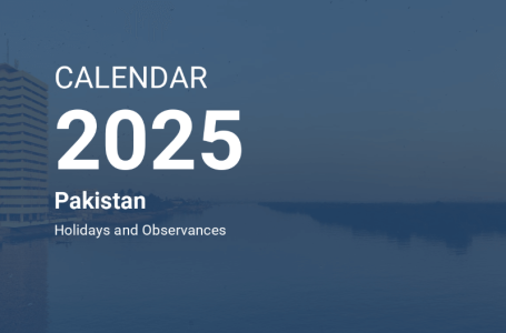 2025 National Holidays in Pakistan