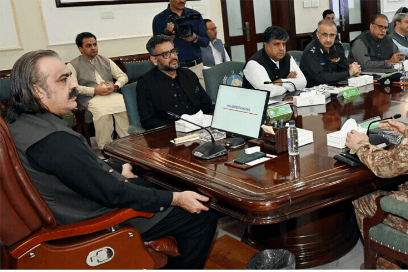 KP Chief Minister Gandapur Convenes Apex Committee Meeting Over Kurram Crisis