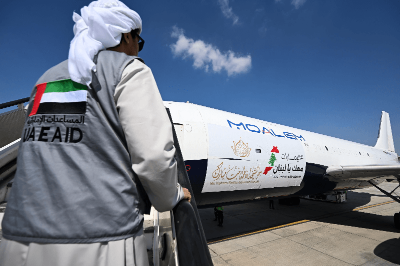 UAE's 21st Aid Plane Lands in Beirut with 40 Tons of Medical Supplies