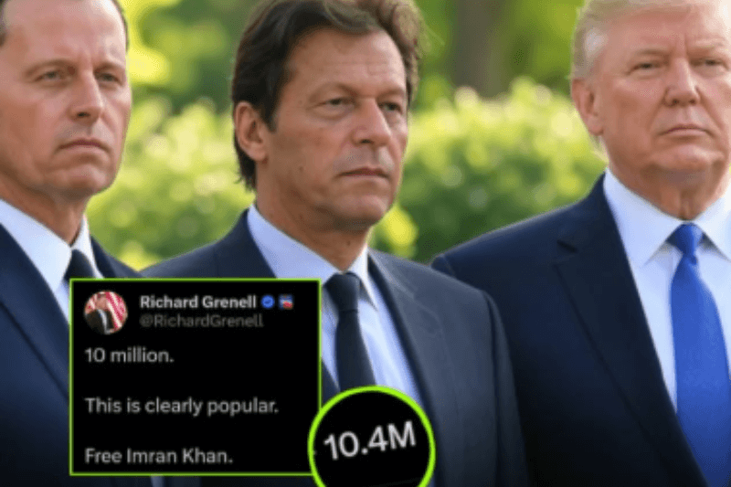 Richard Grenell calls for Imran Khan's release on Twitter