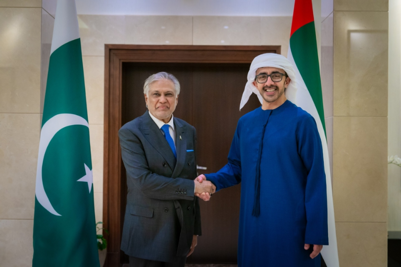 Abdullah Bin Zayed and Pakistani Deputy PM Hold Talks on Global and Regional Affairs