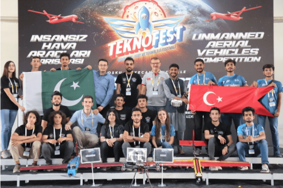 pakistani student wins 1st prize in turkish tech show