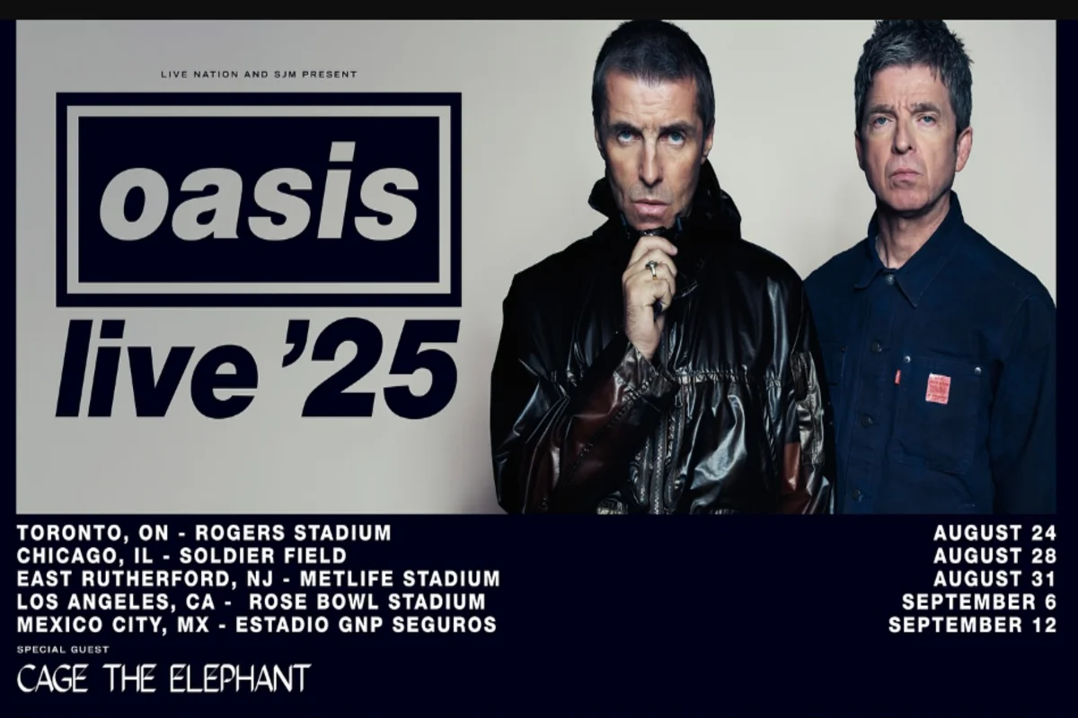 Oasis ’25 Reunion Live Tour 2025 – Full Schedule, Tickets, Lineup and More