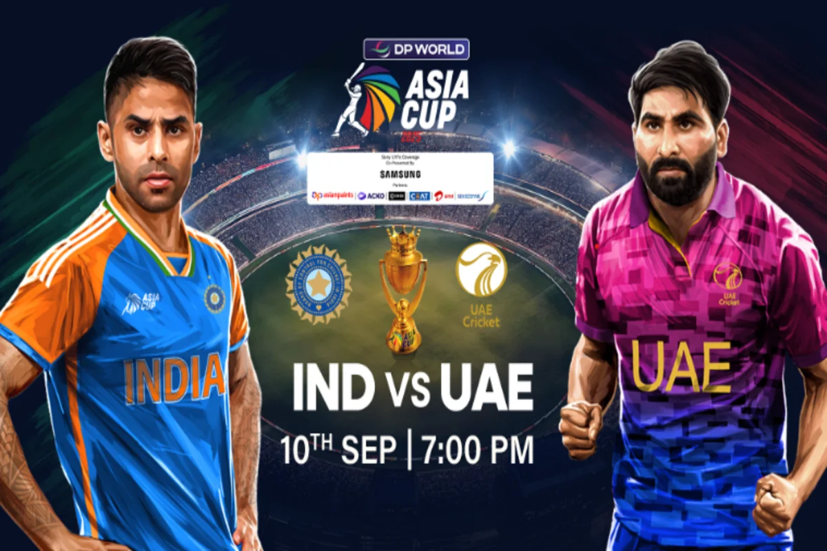 Asia Cup 2025: India vs UAE Match Time, Squads and Streaming
