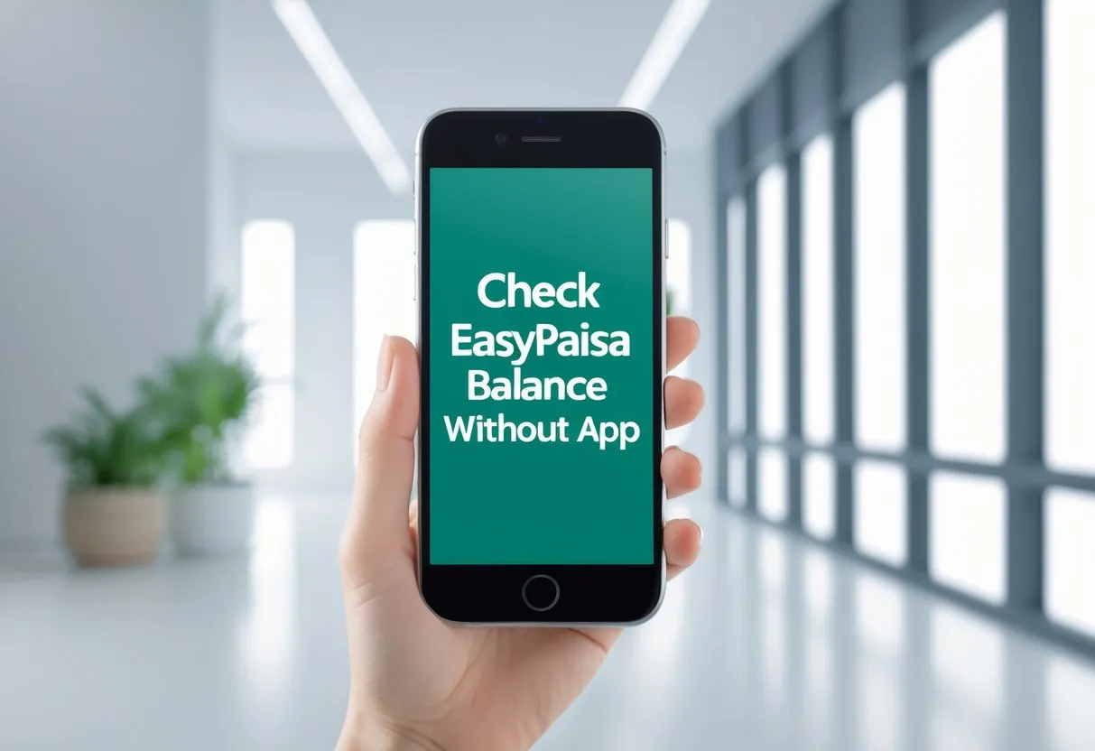 How to Check Easypaisa Balance Without App