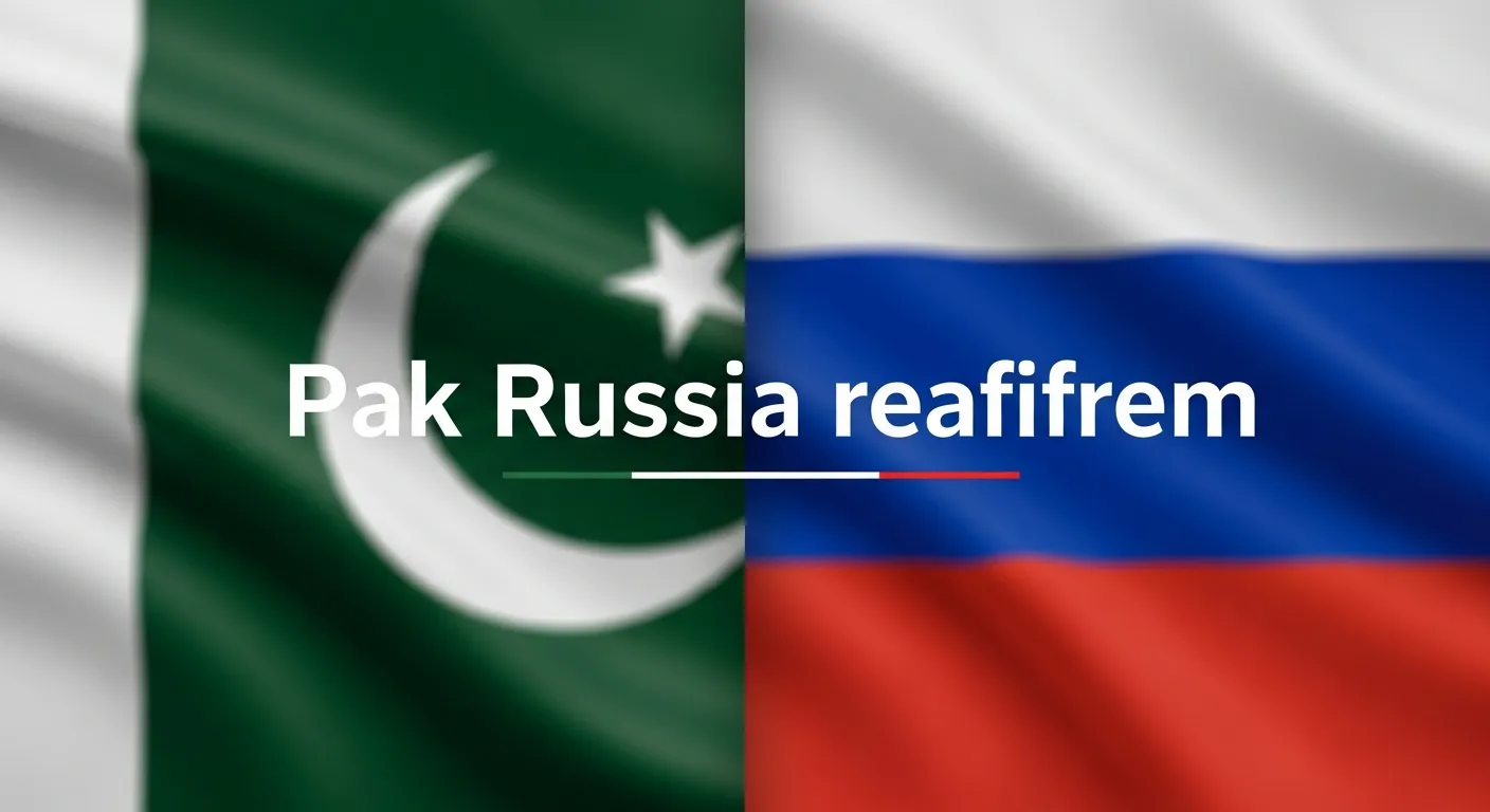 Pak Russia reaffirm commitment to ‘forward-looking’ partnership