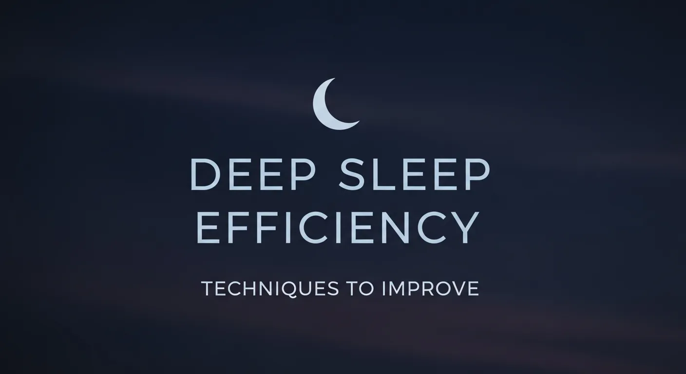 How to Sleep for 8hrs in 3hrs: Techniques to Improve Deep Sleep Efficiency