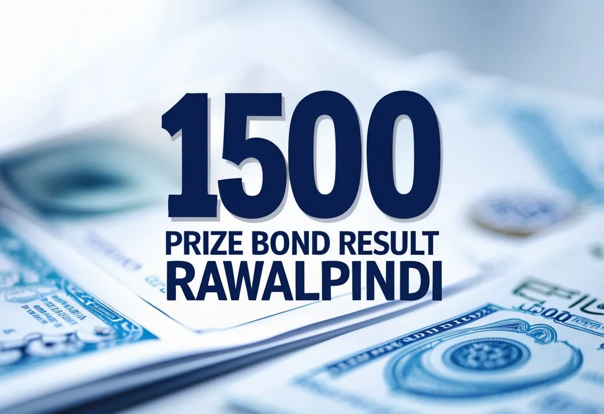 1500 Prize Bond Result Rawalpindi Draw -17 November 2025
