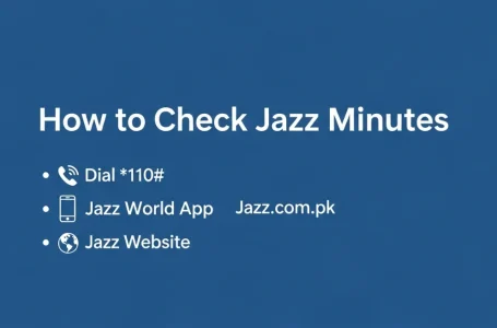 How to Check Jazz Minutes