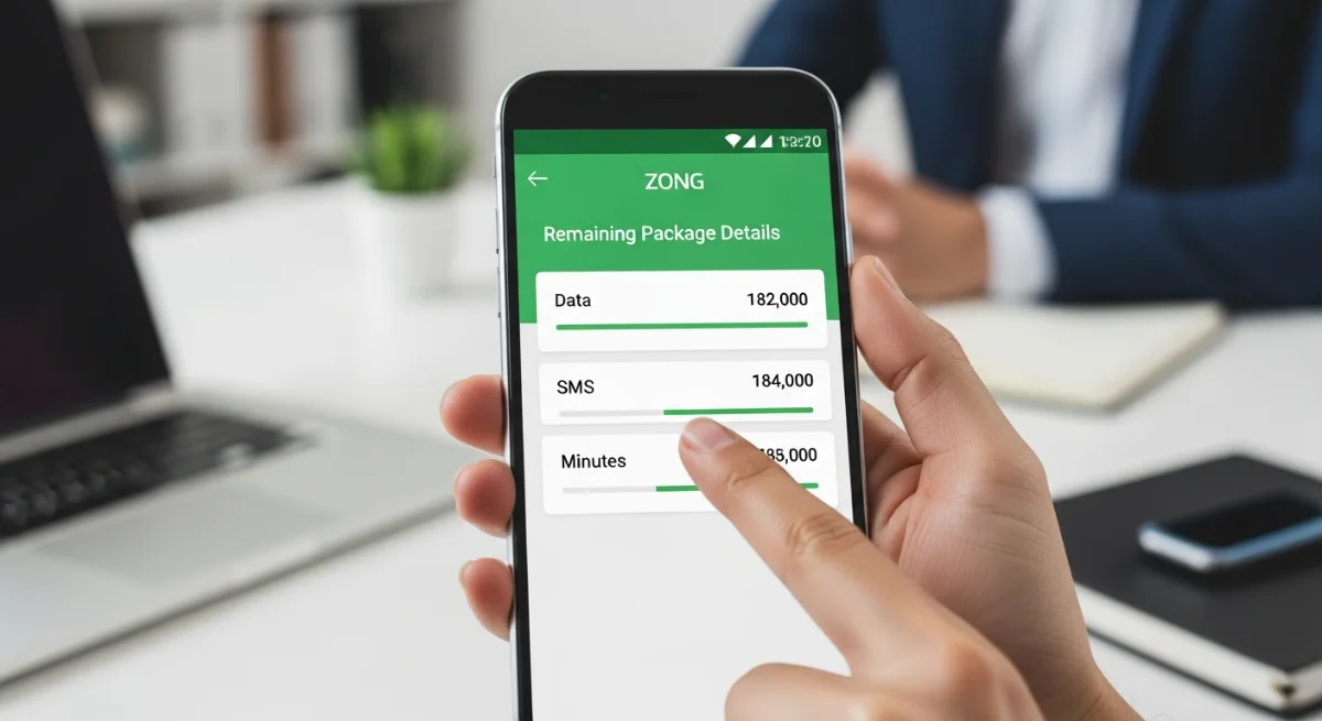How to Check Zong Remaining Package