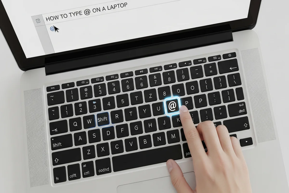 How to Type @ on a Laptop: A Complete Beginner’s Guide