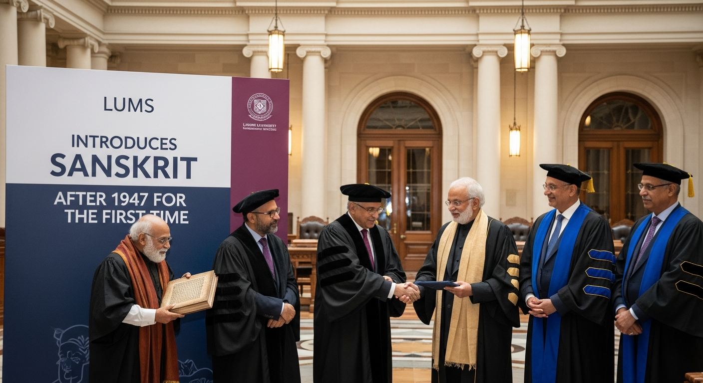 Sanskrit Returns to Pakistan After Partition LUMS Revives a Lost Classical Legacy