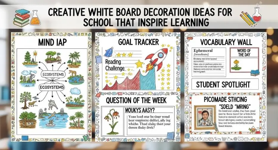 Creative White Board Decoration Ideas for School That Inspire Learning