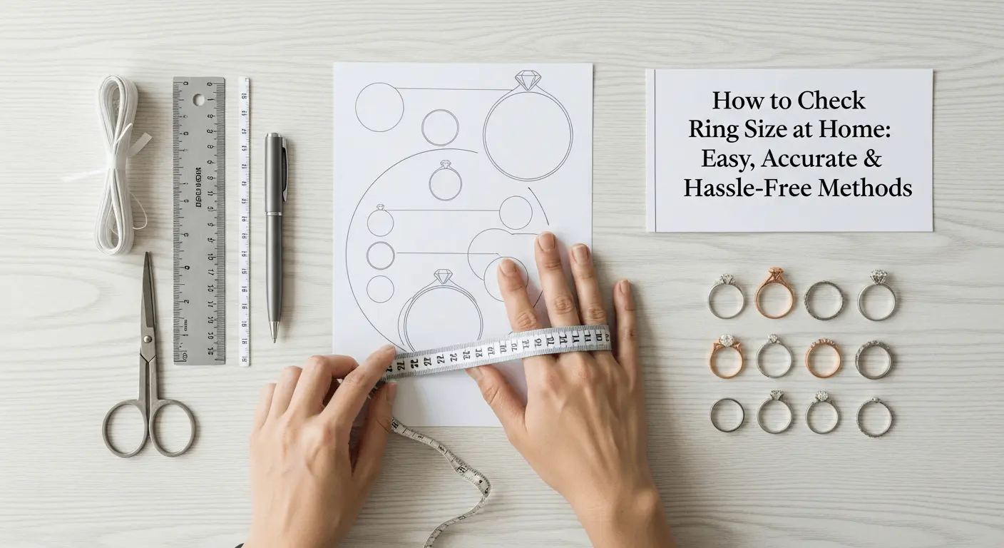 How to Check Ring Size at Home: Easy, Accurate & Hassle-Free Methods