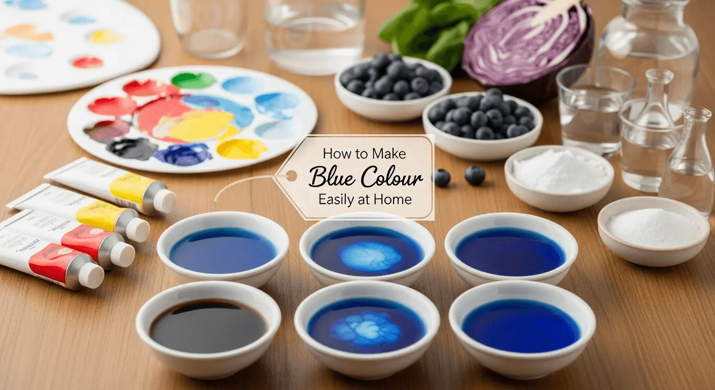 How to Make Blue Colour Easily at Home: Step-by-Step Guide