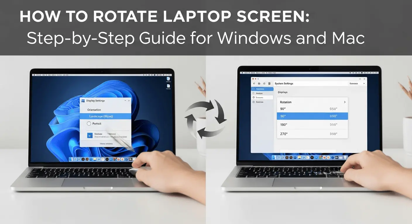 How to Rotate Laptop Screen: Step-by-Step Guide for Windows and Mac