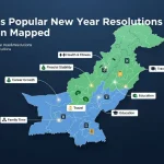 This Year’s Popular New Year Resolutions in Pakistan Mapped
