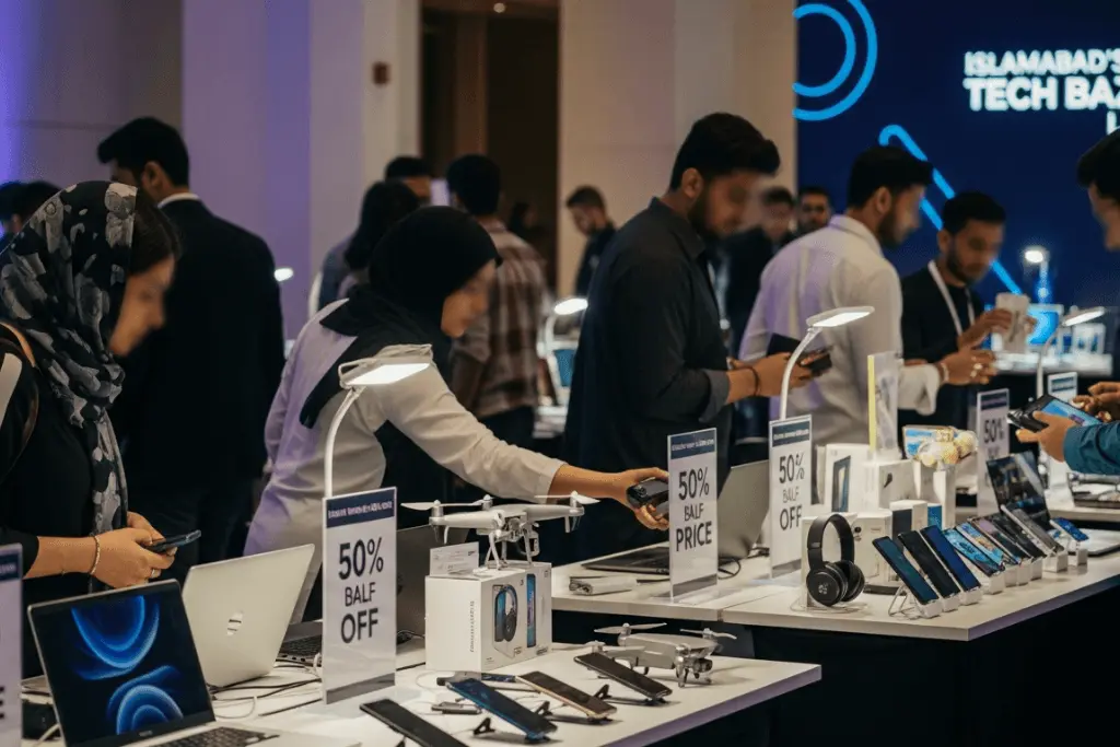 Islamabad’s Tech Bazaar Launch: Grab Gadgets Now at Half Price