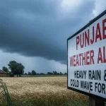 Punjab heavy rain & cold wave forecast