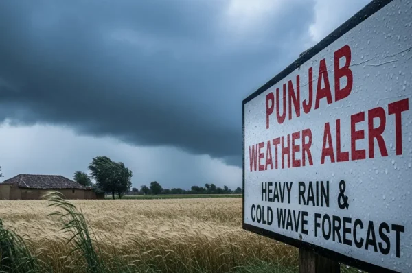 Punjab heavy rain & cold wave forecast