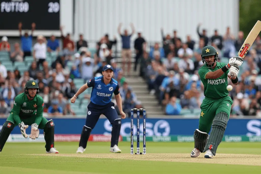 Pakistan U19 vs Scotland U19 Live Cricket Score