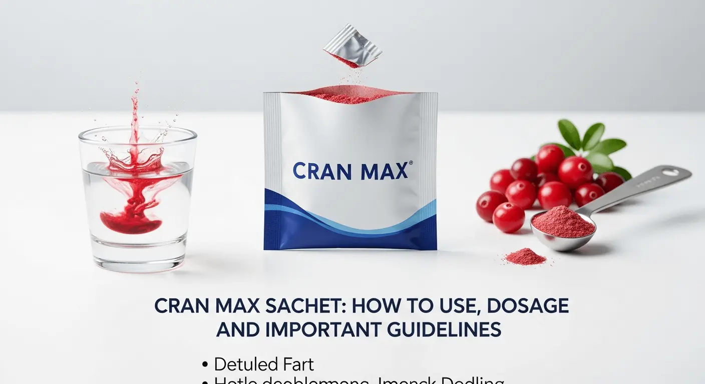 Cran Max Sachet: How to Use, Dosage, and Important Guidelines