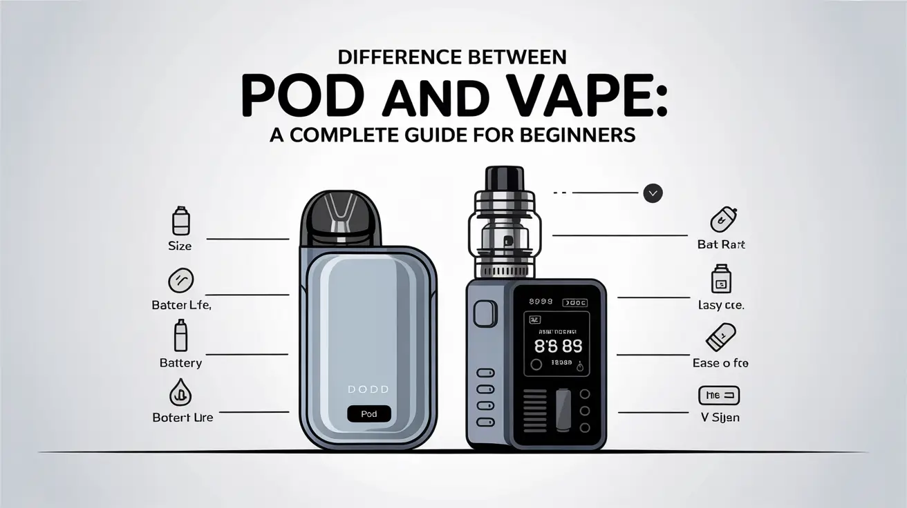 Difference Between Pod and Vape: A Complete Guide for Beginners