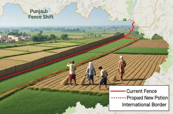 Punjab Border Fence Shift