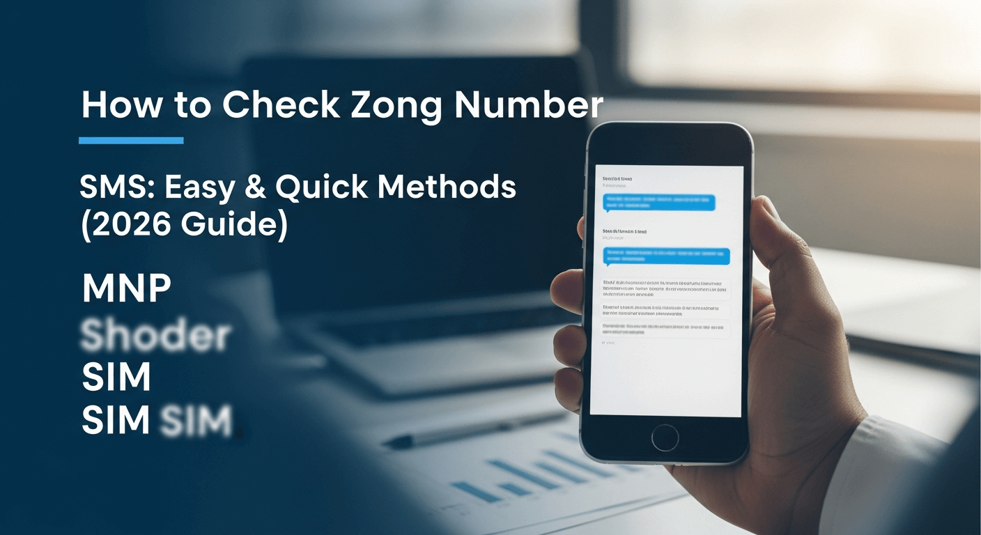 How to Check Zong Number by SMS: Easy & Quick Methods (2026 Guide)