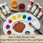 Knowing the procedure for How to Make Brown Color: is very important for artists, students, and those involved in home craftwork.