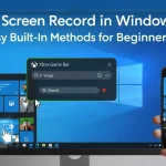 how to screen record in Windows 10